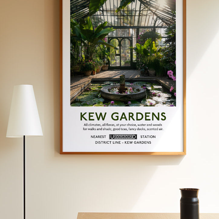 Kew Gardens Palm House Poster