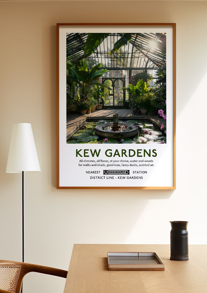 Kew Gardens Palm House Poster