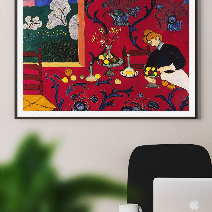 The Dessert: Harmony in Red by Henri Matisse