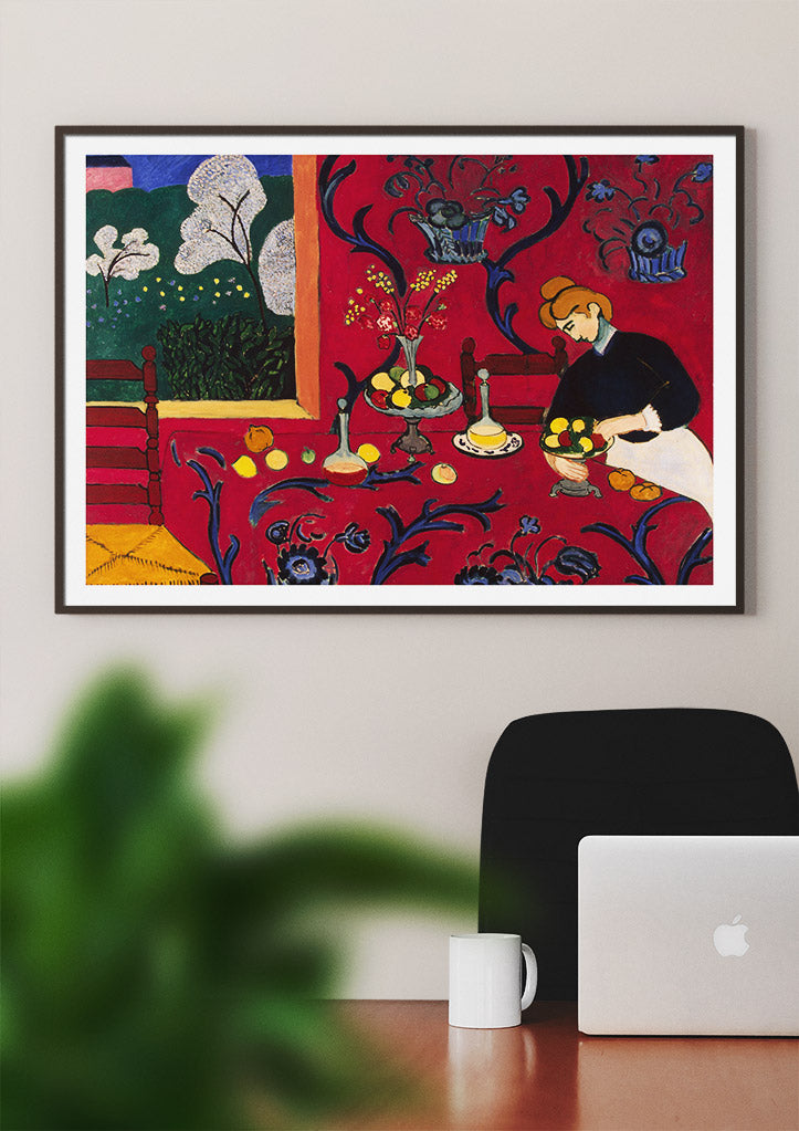 The Dessert: Harmony in Red by Henri Matisse
