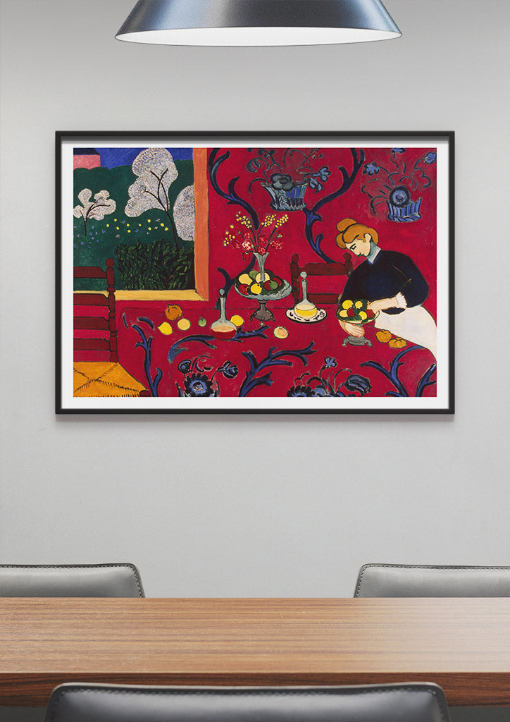 The Dessert: Harmony in Red by Henri Matisse
