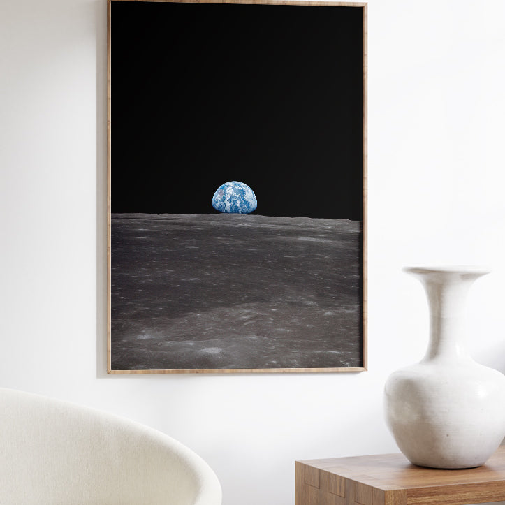 Earthrise by NASA Poster