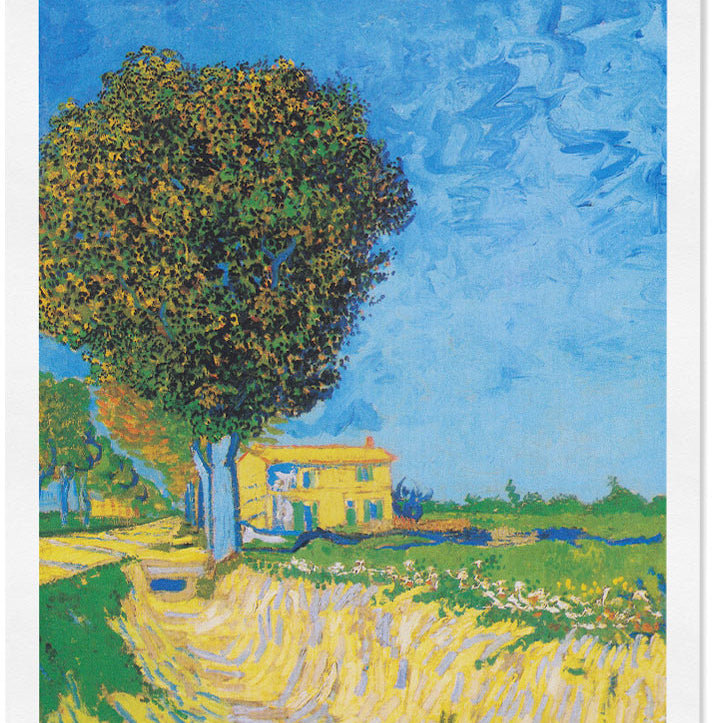 Avenue near Arles with Houses by Vincent van Gogh
