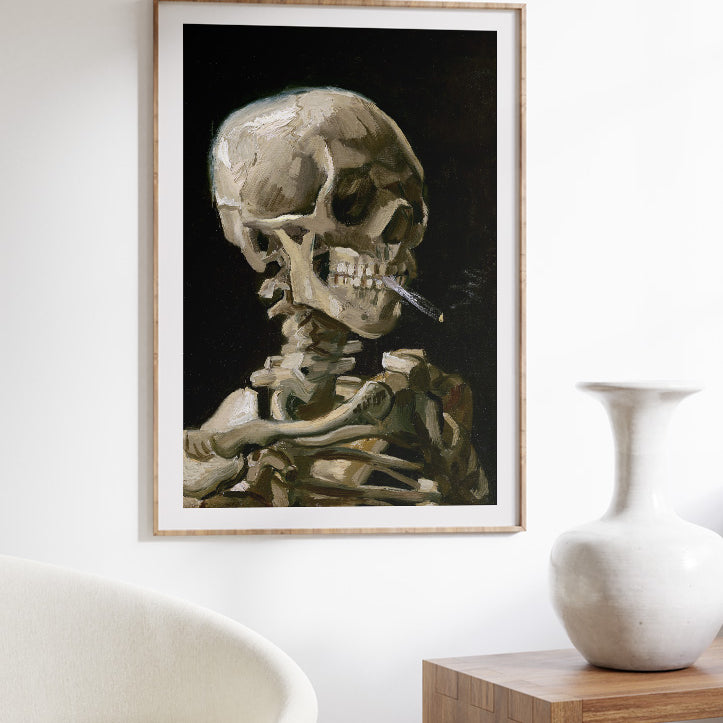 Vincent van Gogh - Skull of a Skeleton with Burning Cigarette