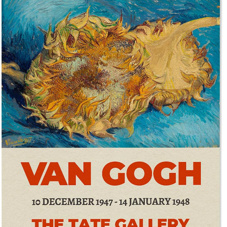 Vincent van Gogh Exhibition Print - Sunflowers