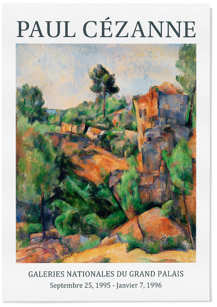 Paul Cezanne Bibemus Quarry Art Print | Mid-Century Exhibition
