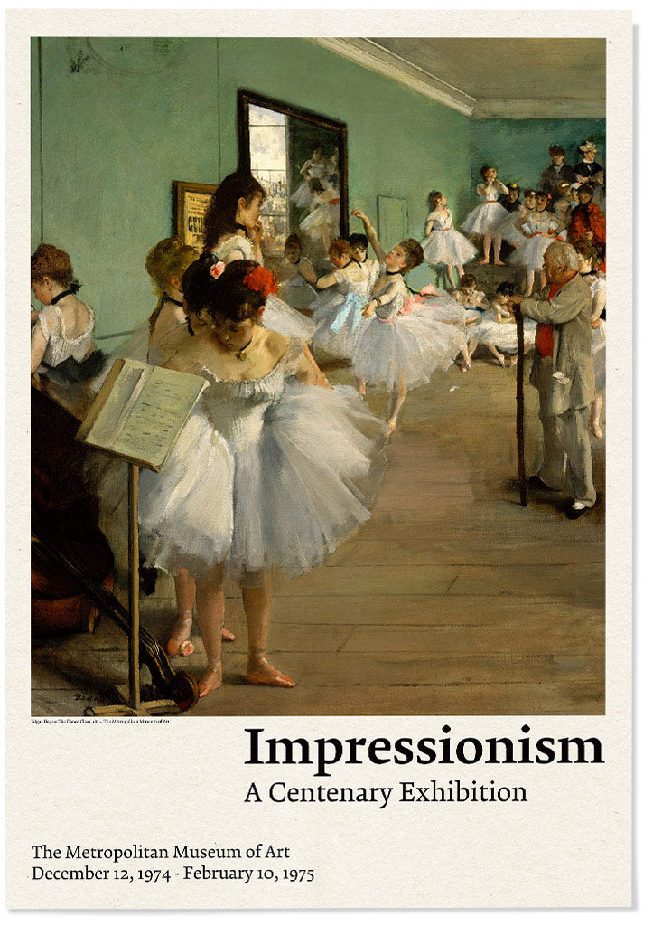 Edgar Degas Art Poster | The Dance Class – Posterist