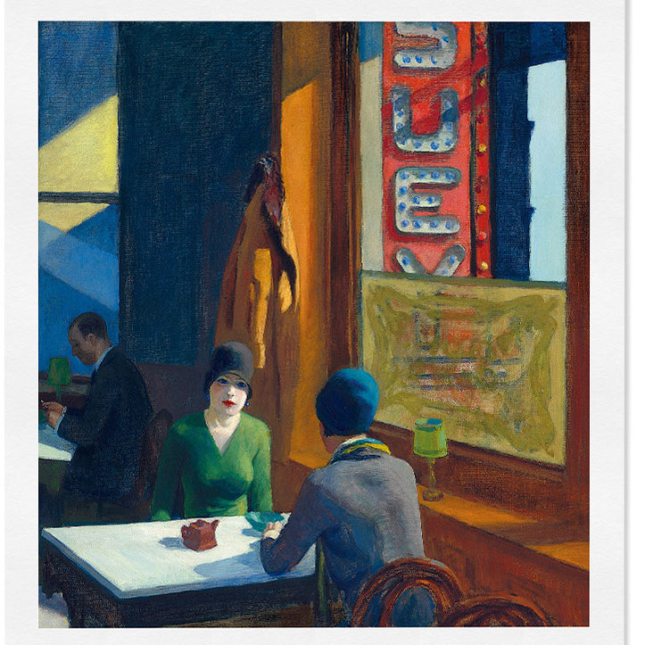 Edward Hopper Chop Suey art print