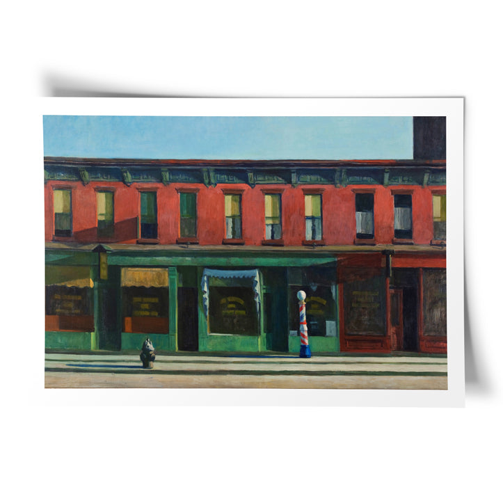 Early Sunday Morning by Edward Hopper