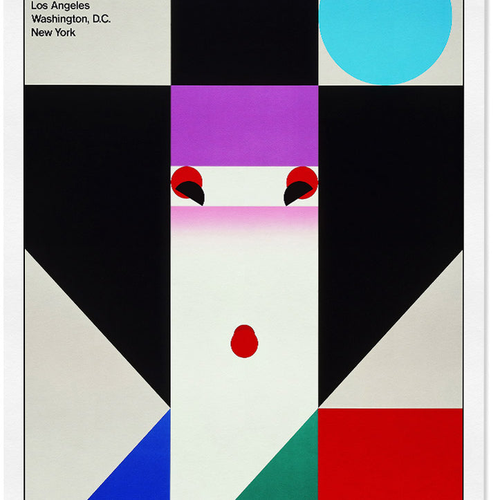 Ikko Tanaka Exhibition Poster - Nihon Buyo