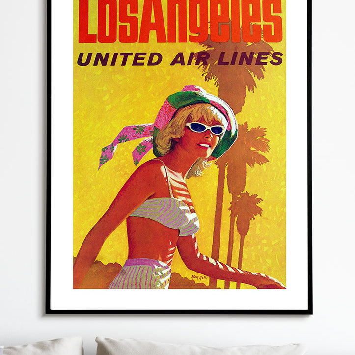 Los Angeles Travel Poster