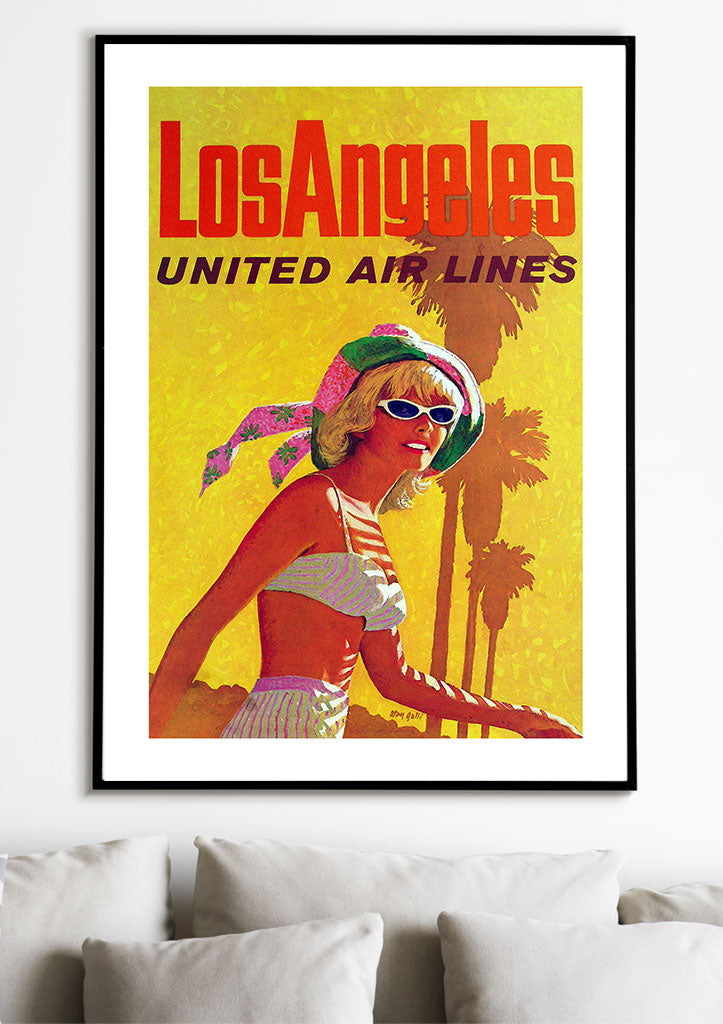 Los Angeles Travel Poster
