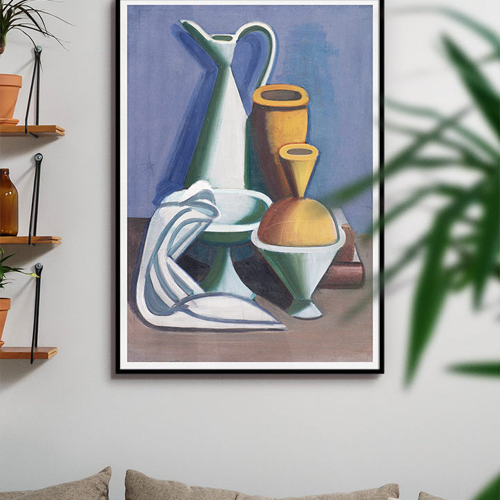 Vilhelm Lundstrom Print - Opstilling Med Vandkande