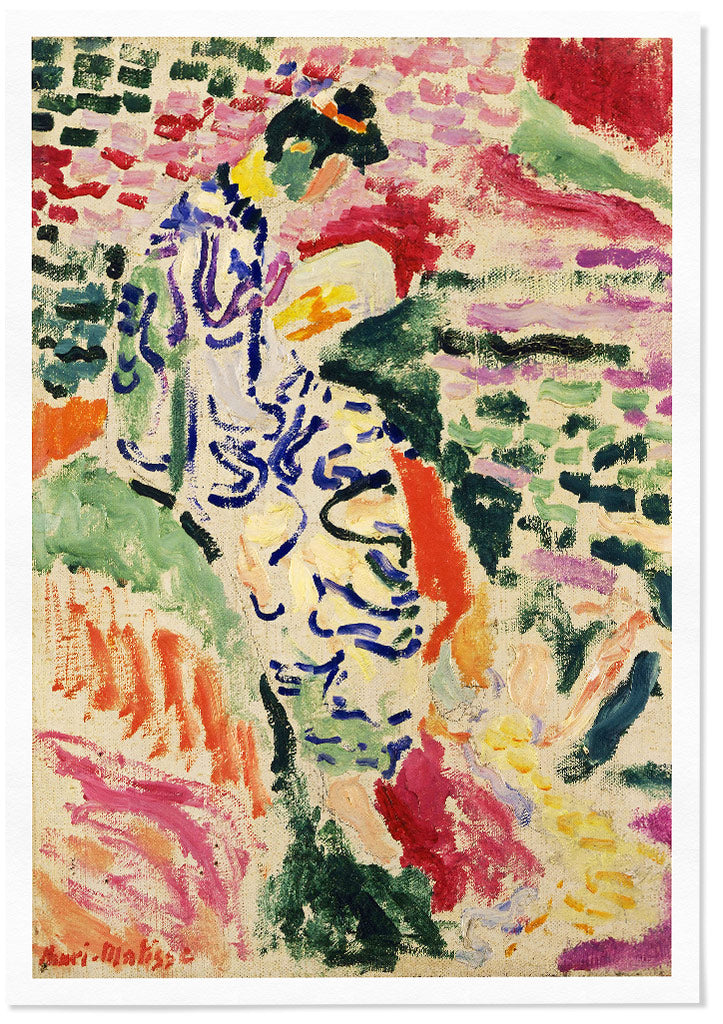 Henri Matisse Art Print | Woman Beside the Water (La Japonaise