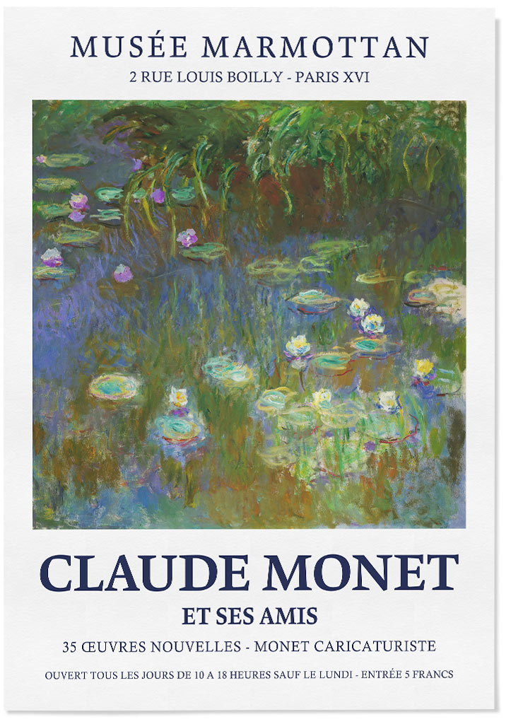 Claude Monet - Water Lilies Art Print