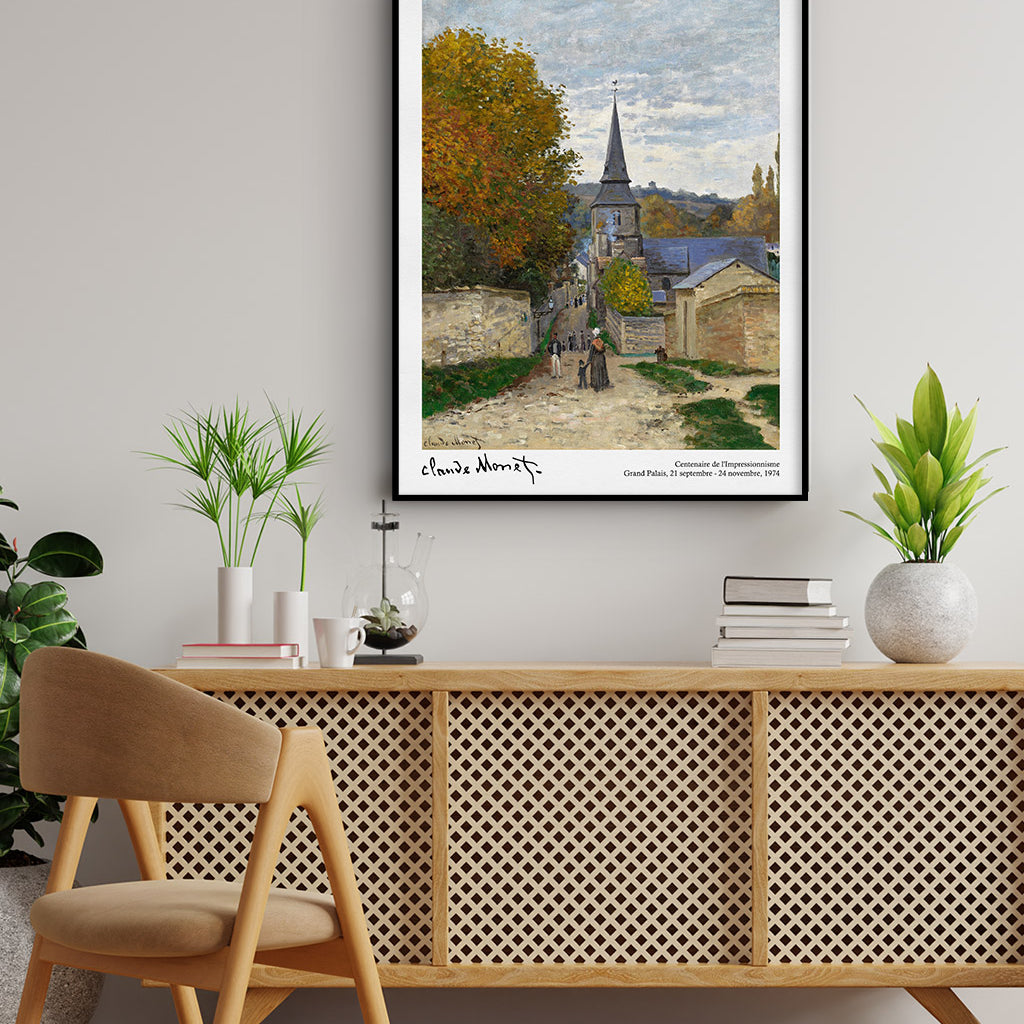 Claude Monet Wall Art - Street in Sainte-Adresse