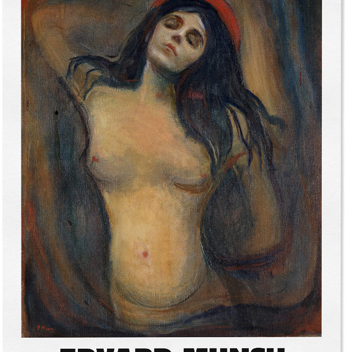 Edvard Munch Art Poster - Madonna