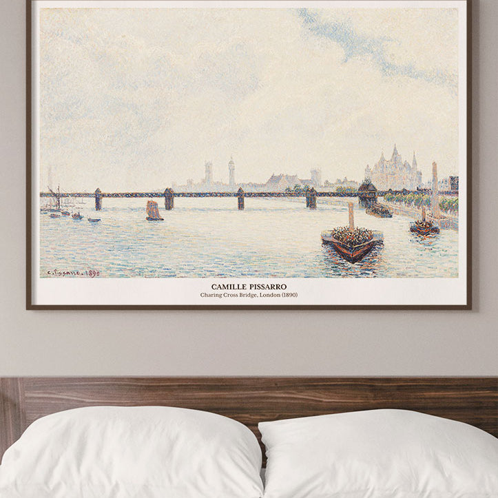 Camille Pissarro Art Print - Charing Cross Bridge