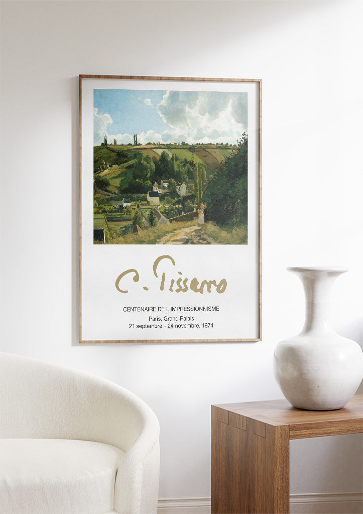 Camille Pissarro Art Poster - Jalais Hill, Pontoise