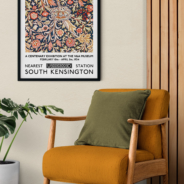 Trent by William Morris - Art Exhibition Poster