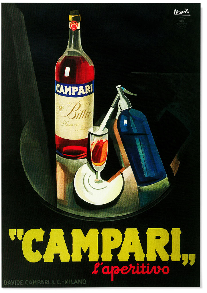 Campari Advertisement Poster by Nizzoli