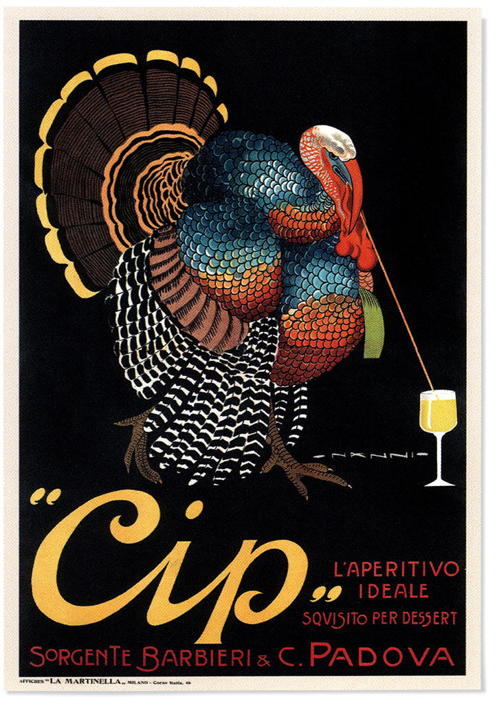 Italian Aperitivo Drink Advertisement Poster