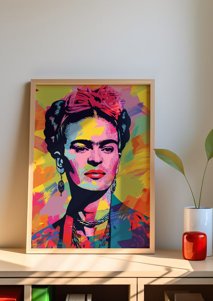 Frida Kahlo Pop Art PortraitFrida Kahlo Pop Art Portrait