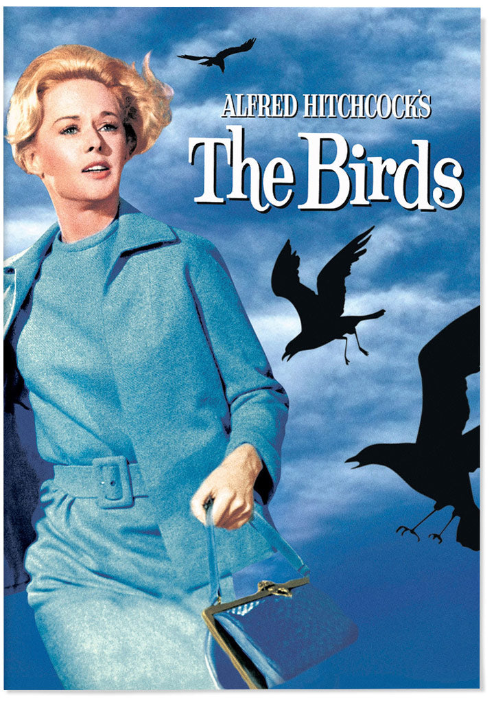 'The Birds' Alfred Hitchcock Movie Poster