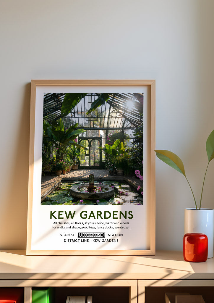 Kew Gardens Palm House Poster