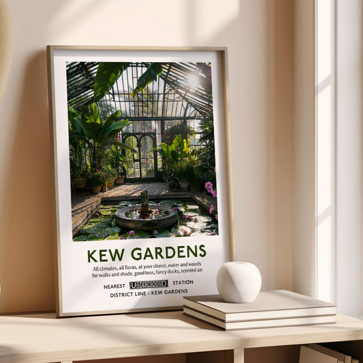 Kew Gardens Palm House Poster