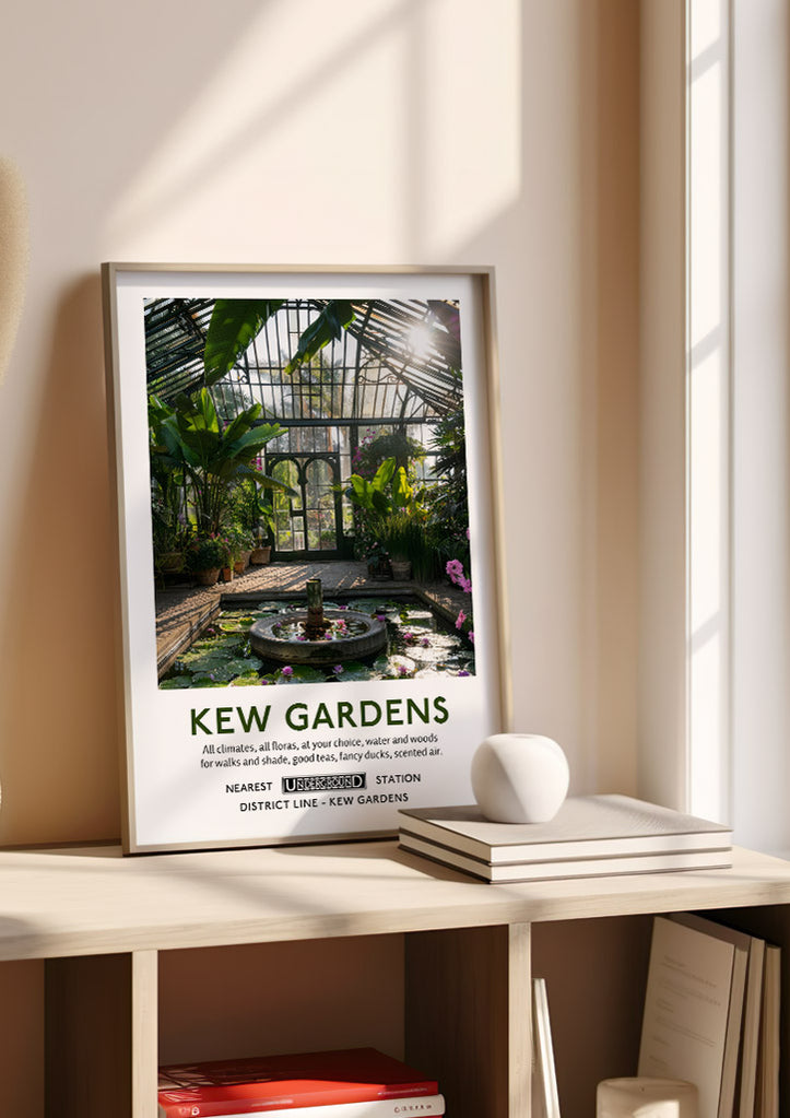 Kew Gardens Palm House Poster