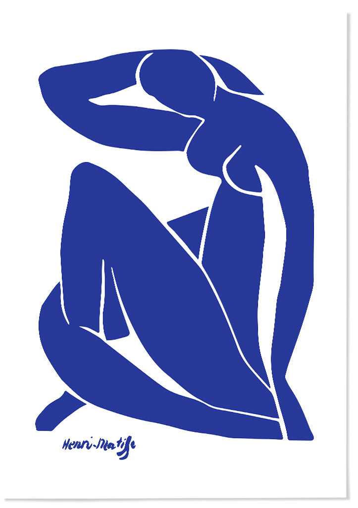 Henri Matisse Blue Nude Cut-Out Art Print