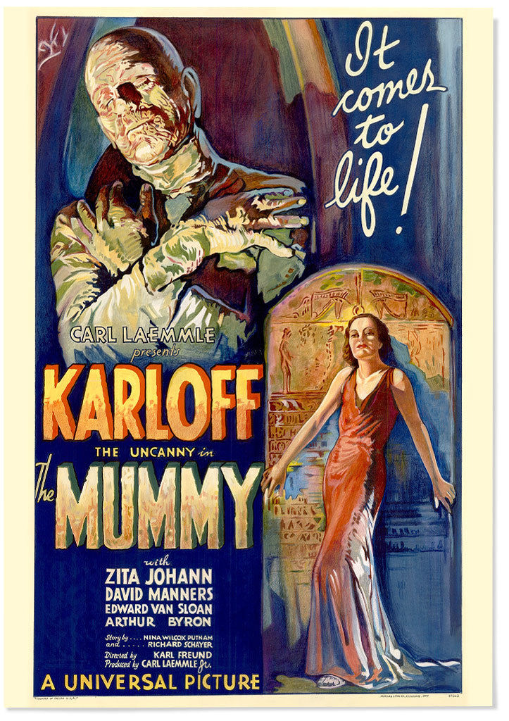 The Mummy (1932) Vintage Movie Poster