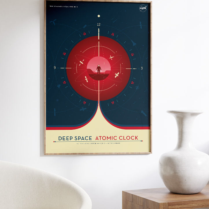 NASA Deep Space Atomic Clock Poster