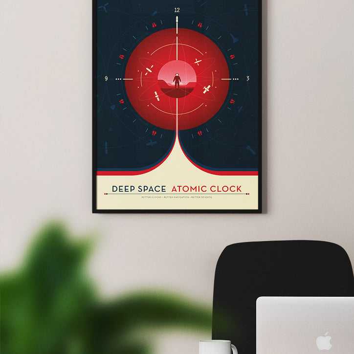 NASA Deep Space Atomic Clock Poster