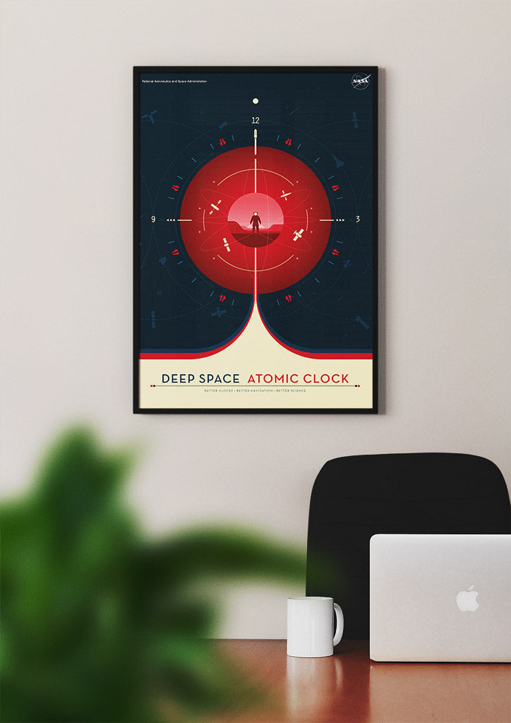 NASA Deep Space Atomic Clock Poster