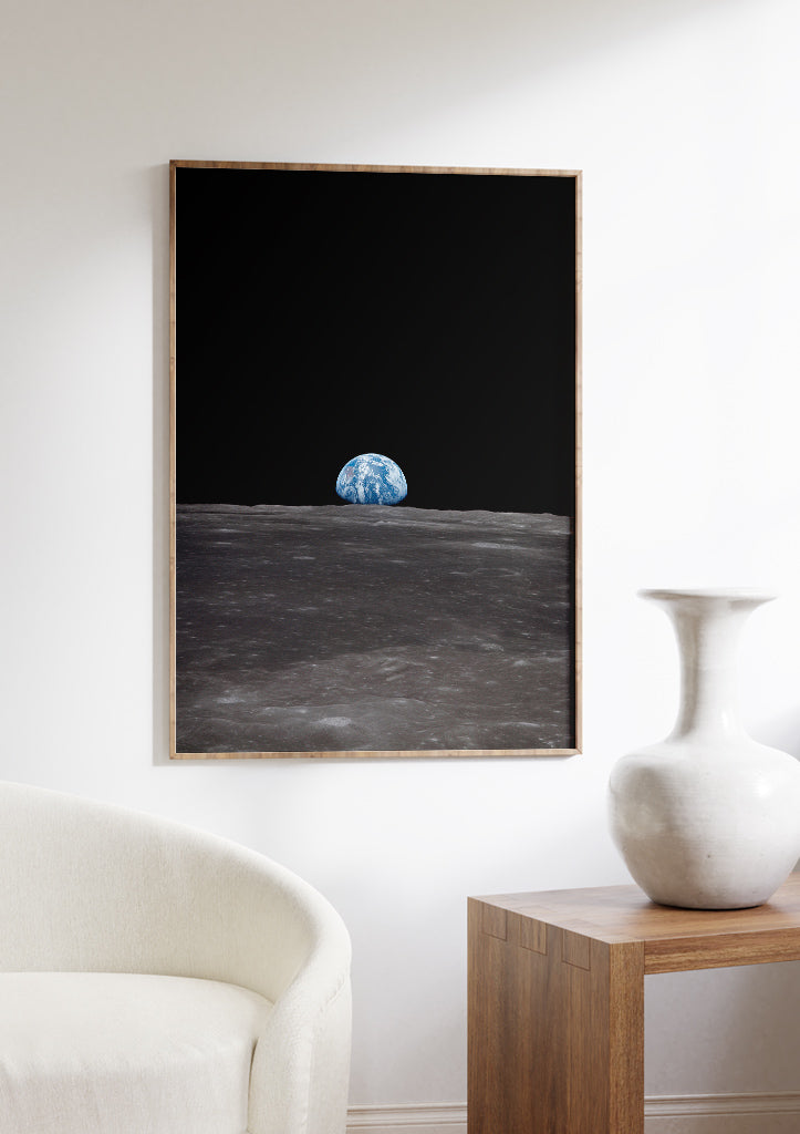 Earthrise by NASA Poster