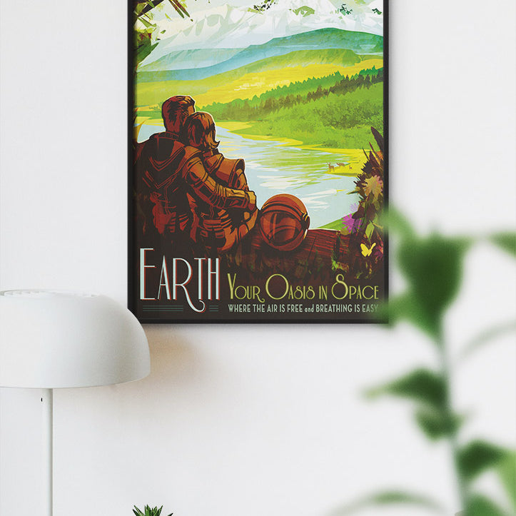 NASA Visions of the Future Poster - Earth