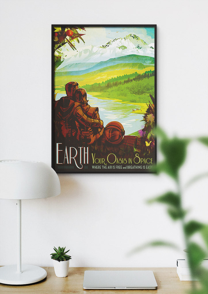 NASA Visions of the Future Poster - Earth