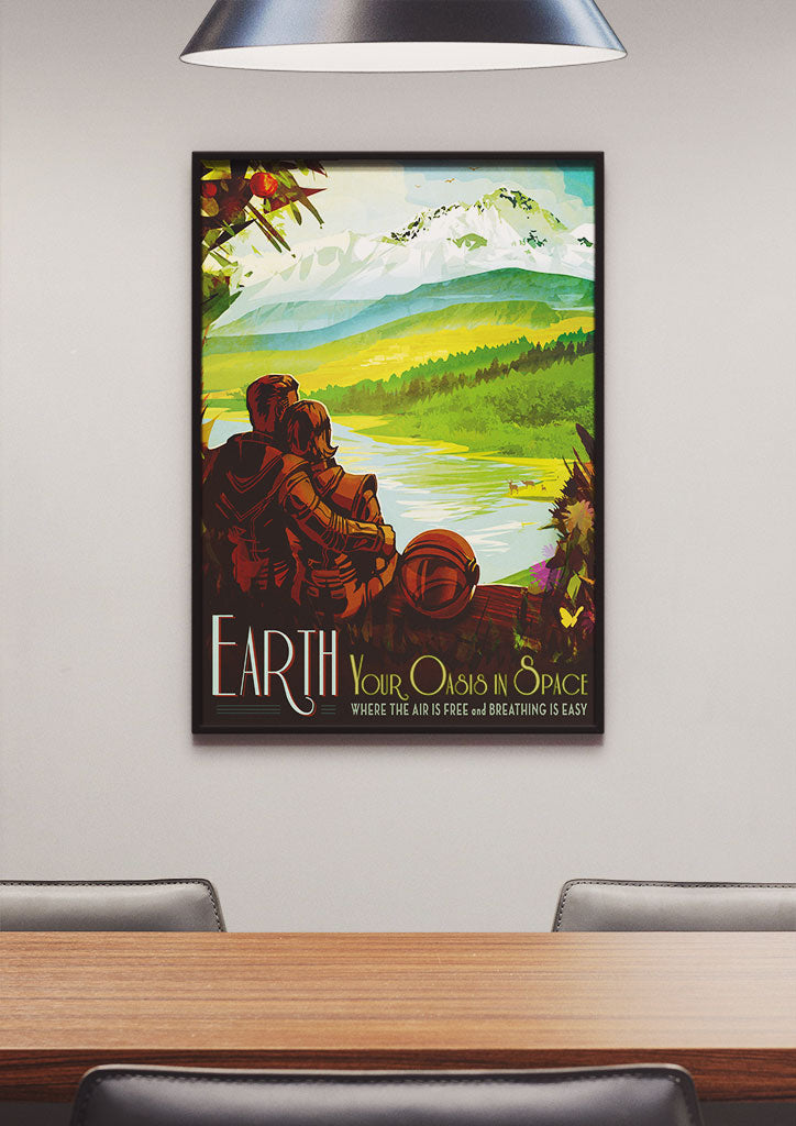 NASA Visions of the Future Poster - Earth