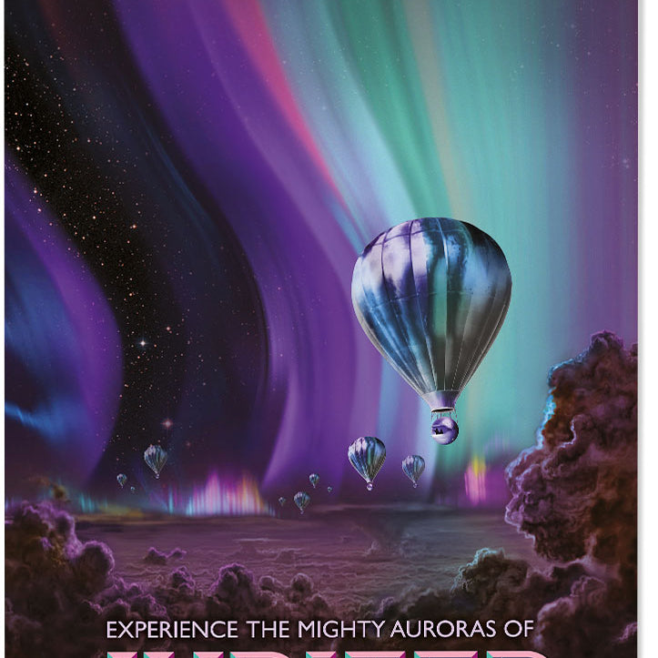 NASA Visions of the Future Poster - Jupiter