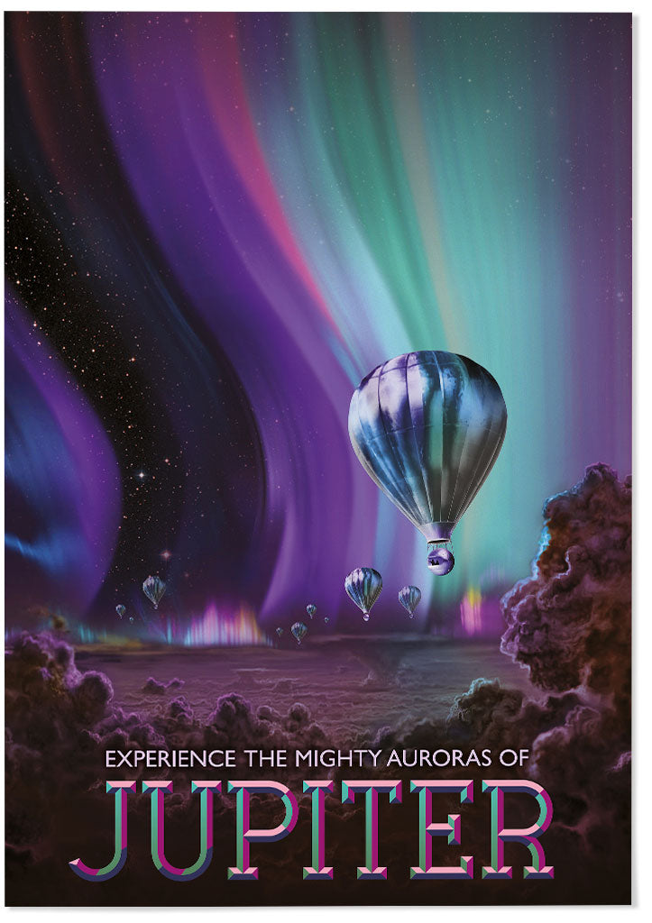 NASA Visions of the Future Poster - Jupiter