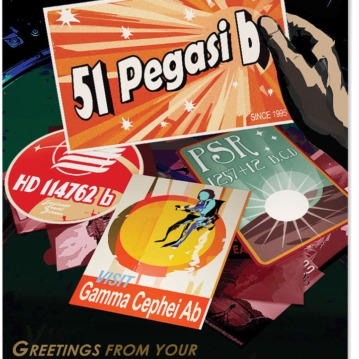 NASA Visions of the Future Poster - Pegasi B