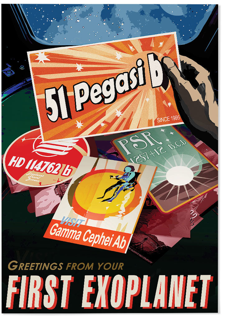NASA Visions of the Future Poster - Pegasi B