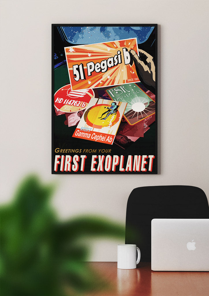NASA Visions of the Future Poster - Pegasi B