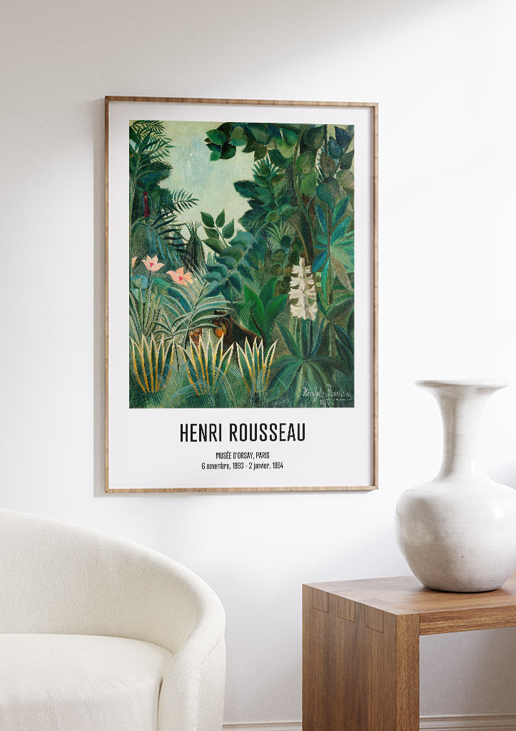 Henri Rousseau Poster - The Equatorial Jungle