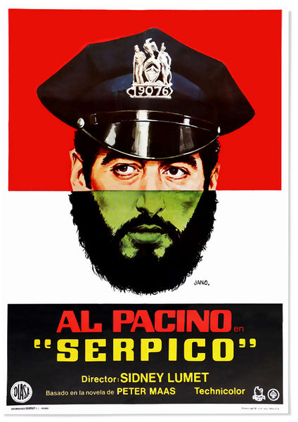 Serpico Movie Poster | Classic & Modern Cinema Posters – Posterist