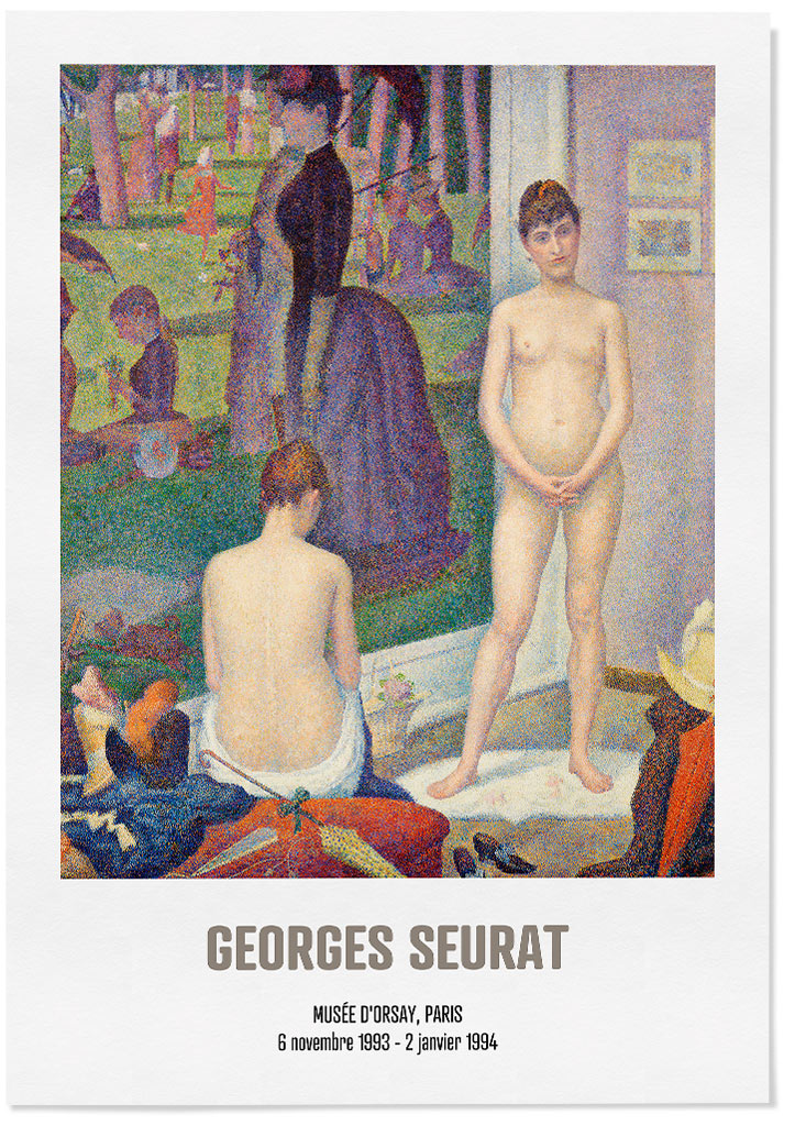 Georges Seurat Exhibition Poster - Models