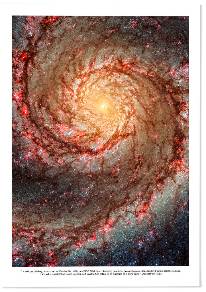 Whirpool Galaxy Poster