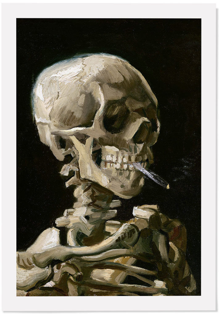 Vincent van Gogh - Skull of a Skeleton with Burning Cigarette